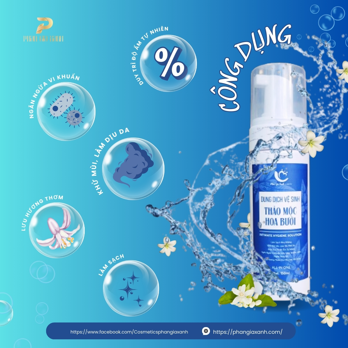 DDVS thảo mộc hoa bưởi PGX 2 DDVS Thảo mộc hoa bưởi PGX