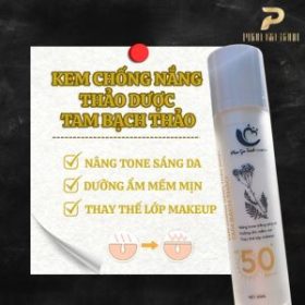 Kem chống nắng thảo dược Tam Bạch Thảo PGX