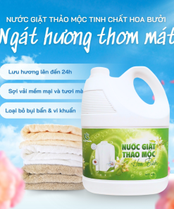 Nước giặt thảo mộc tinh chất hoa bưởi 3,8 lít