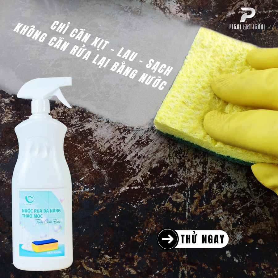 Nước rửa đang năng thảo mộc Nước rửa đang năng thảo mộc tinh chất bưởi PGX 800ml
