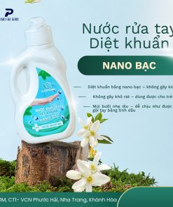 Nước rửa tay diệt khuẩn Nano Bạc tinh chất bưởi PGX 150ml
