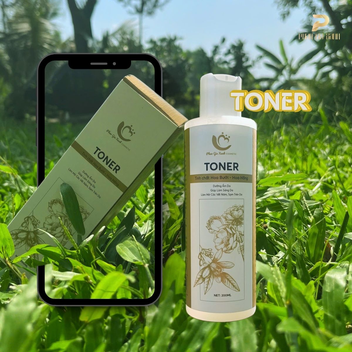 Toner tinh chất hoa bưởi - hoa hồng PGX 200ml Toner tinh chất hoa bưởi - hoa hồng PGX 200ml