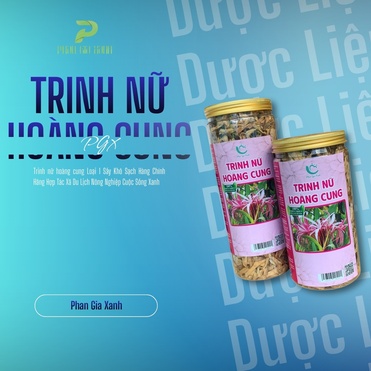 Trinh nữ hoàng cung sấy khô PGX 100gr Trinh nữ hoàng cung sấy khô PGX 100gr