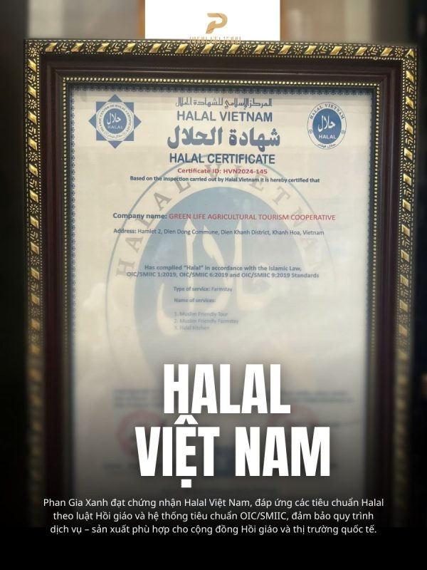Chứng nhận Halal Phan Gia Xanh